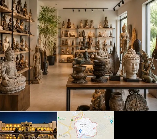 مجسمه فروشی در برازجان