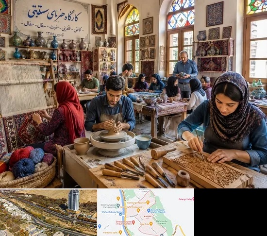 آموزشگاه صنایع دستی در خیابان نیایش شیراز