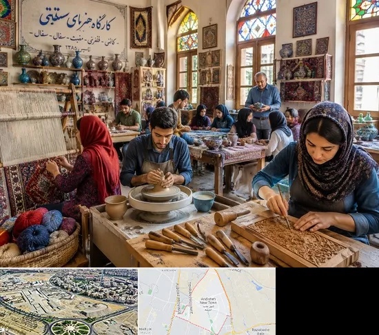 آموزشگاه صنایع دستی در اندیشه