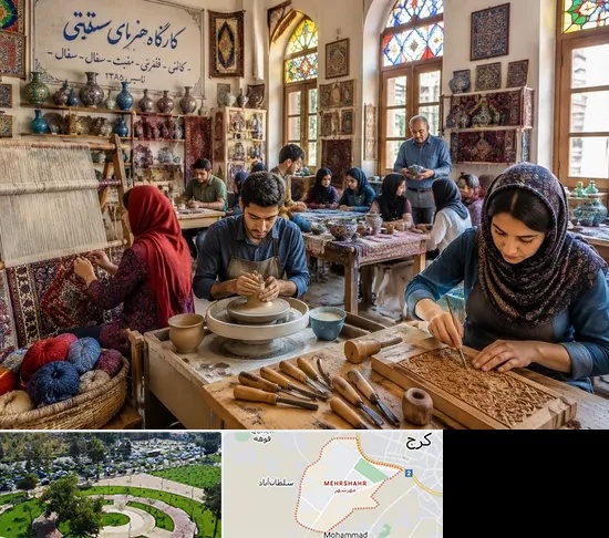 آموزشگاه صنایع دستی در مهرشهر کرج