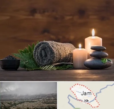 ماساژ در منزل در جم