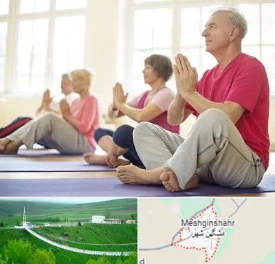 کلاس یوگا سالمندان در مشگین شهر