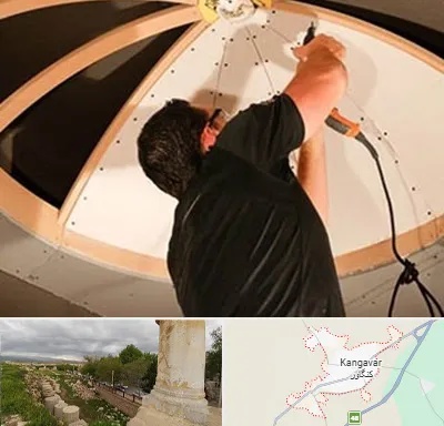 نصاب سقف کاذب در کنگاور