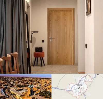 درب چوبی در بافق