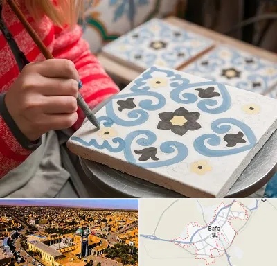 کلاس آموزش نقاشی روی سرامیک در بافق