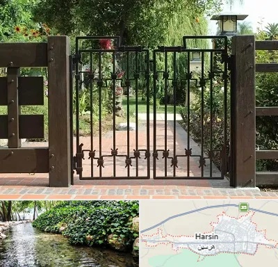 درب باغی در هرسین