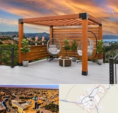 پرگولا چوبی در بافق