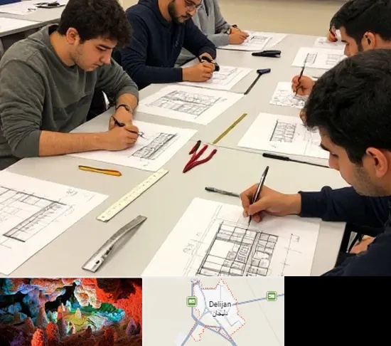 کلاس آمادگی آزمون طراحی معماری در دلیجان