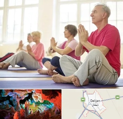 کلاس یوگا سالمندان در دلیجان
