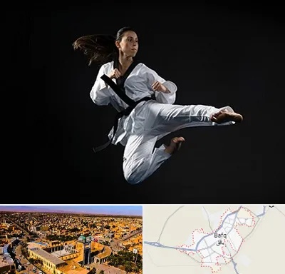 مربی رزمی خانم در بافق