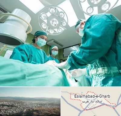 عمل تخلیه سینه در اسلام آباد غرب