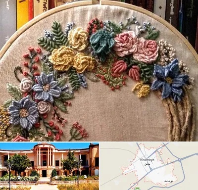کلاس گلدوزی برزیلی در خمین