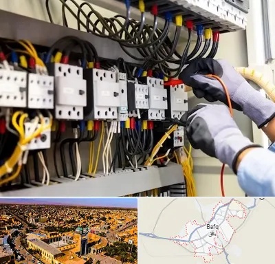 رفع اتصالی برق در بافق