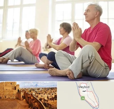 کلاس یوگا سالمندان در میبد