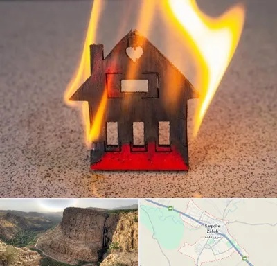 بیمه آتش سوزی در سرپل ذهاب