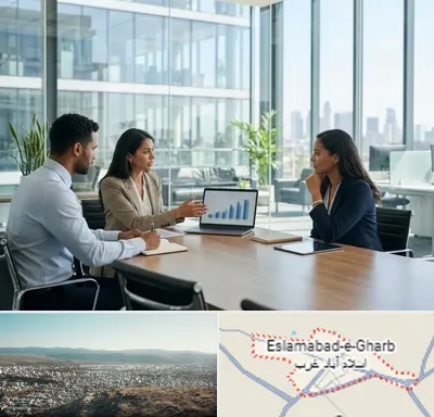 بانک صنعت و معدن در اسلام آباد غرب