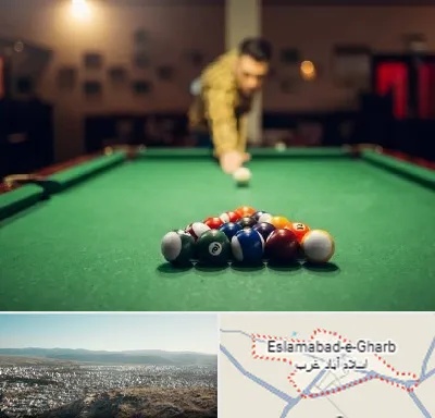 باشگاه بیلیارد در اسلام آباد غرب