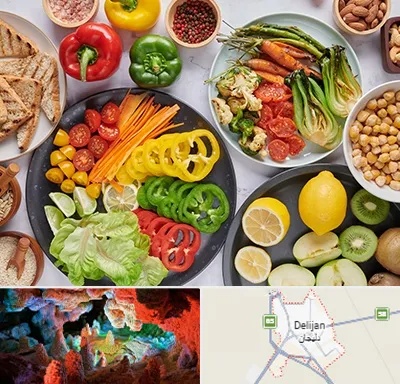 فروشگاه محصولات وگان در دلیجان