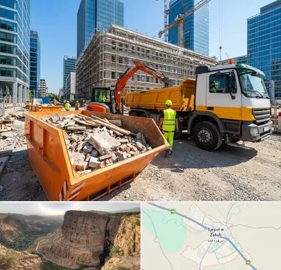 حمل نخاله ساختمانی در سرپل ذهاب