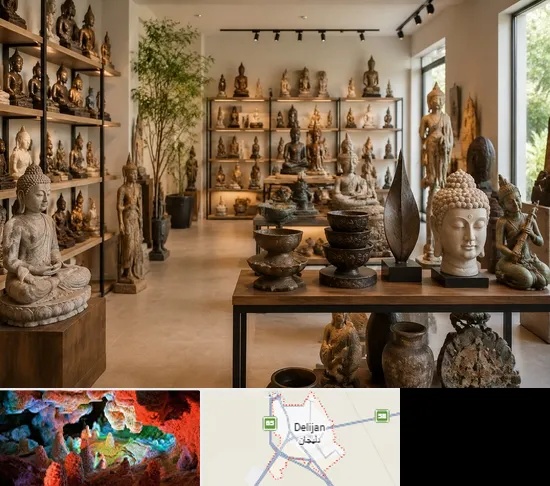 مجسمه فروشی در دلیجان