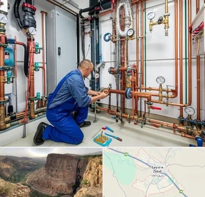 تاسیسات ساختمان در سرپل ذهاب