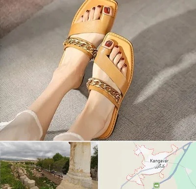 کفش صندل زنانه در کنگاور