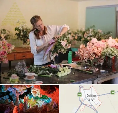 کلاس گل آرایی در دلیجان