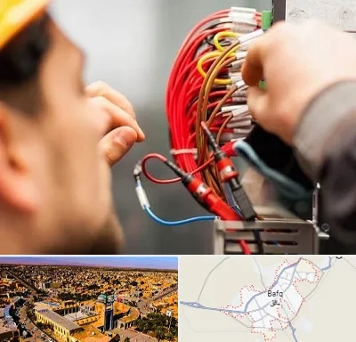 سیم کشی تلفن در بافق
