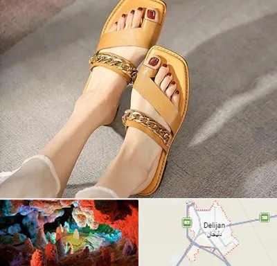 کفش صندل زنانه در دلیجان