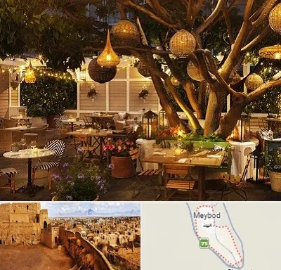 رستوران رو باز در میبد