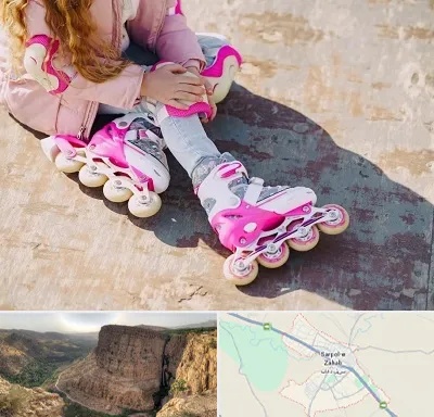 مربی اسکیت در سرپل ذهاب