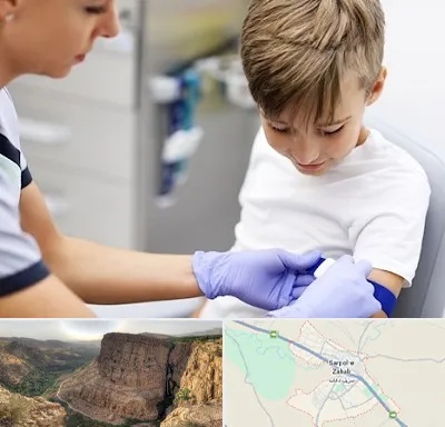 آزمایشگاه مخصوص کودکان در سرپل ذهاب