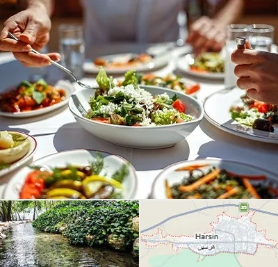 رستوران رژیمی در هرسین