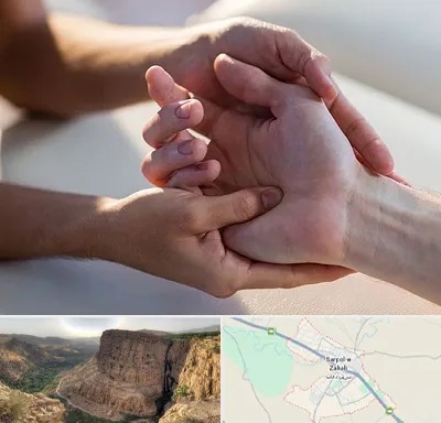 فیزیوتراپی دست در سرپل ذهاب