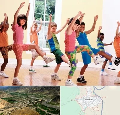 کلاس ایروبیک کودکان در اسدآباد