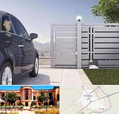 درب ریلی پارکینگ در خمین