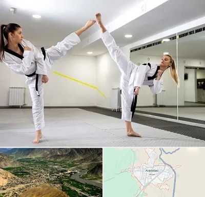 باشگاه دفاع شخصی بانوان در اسدآباد