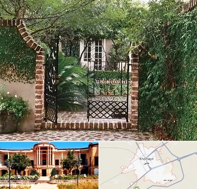 درب حیاط در خمین