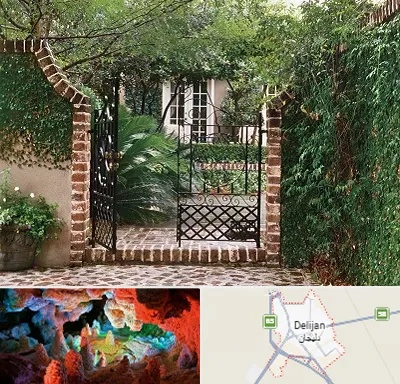 درب حیاط در دلیجان