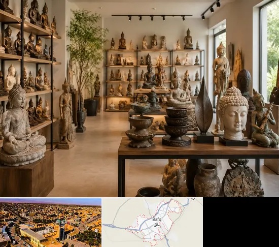 مجسمه فروشی در بافق
