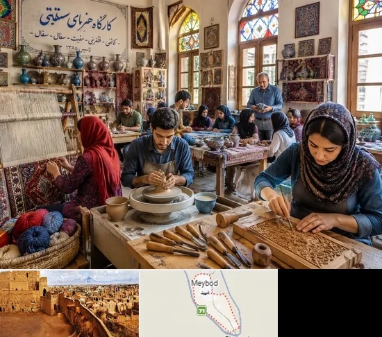 آموزشگاه صنایع دستی در میبد