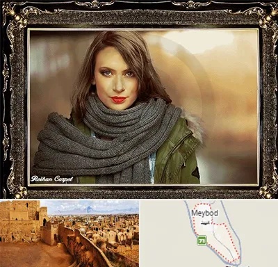 تابلو فرش چهره در میبد