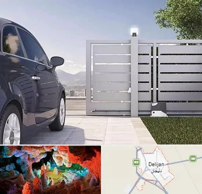 درب ریلی پارکینگ در دلیجان