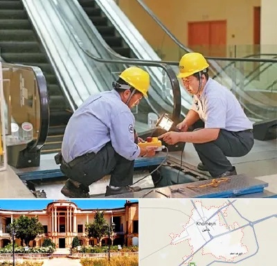 نصاب پله برقی در خمین