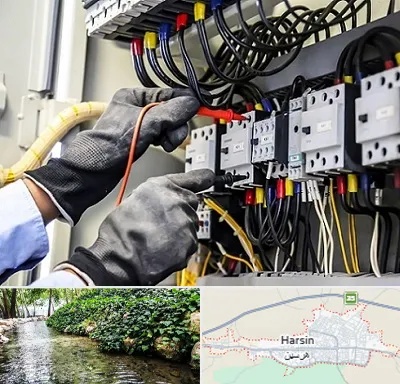 برقکار ساختمان در هرسین