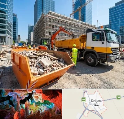 حمل نخاله ساختمانی در دلیجان