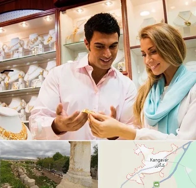 فروشگاه طلا و جواهر در کنگاور