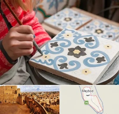 کلاس آموزش نقاشی روی سرامیک در میبد
