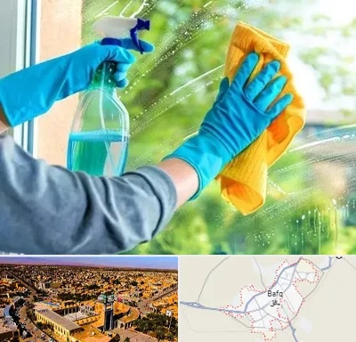 نظافتچی خانم در بافق