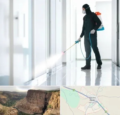 سمپاشی شرکت در سرپل ذهاب